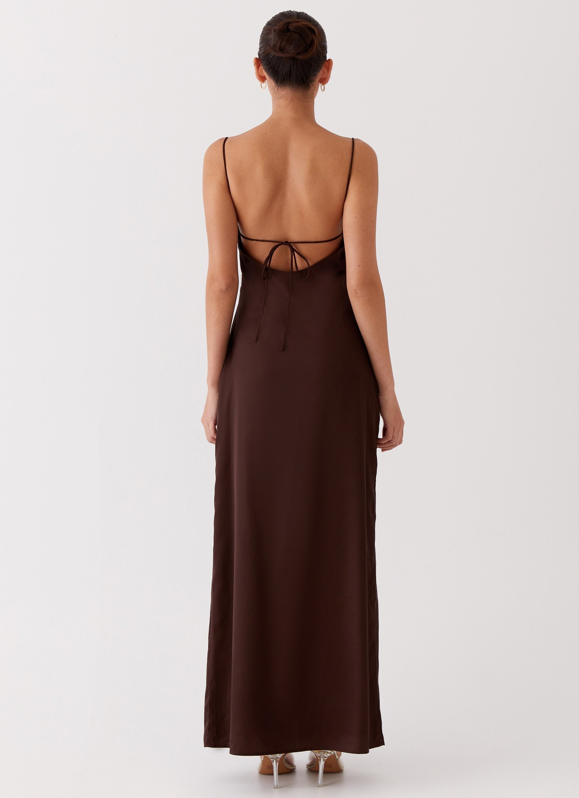 Sofia Maxi Dress in Satin and Lace Dream Sight