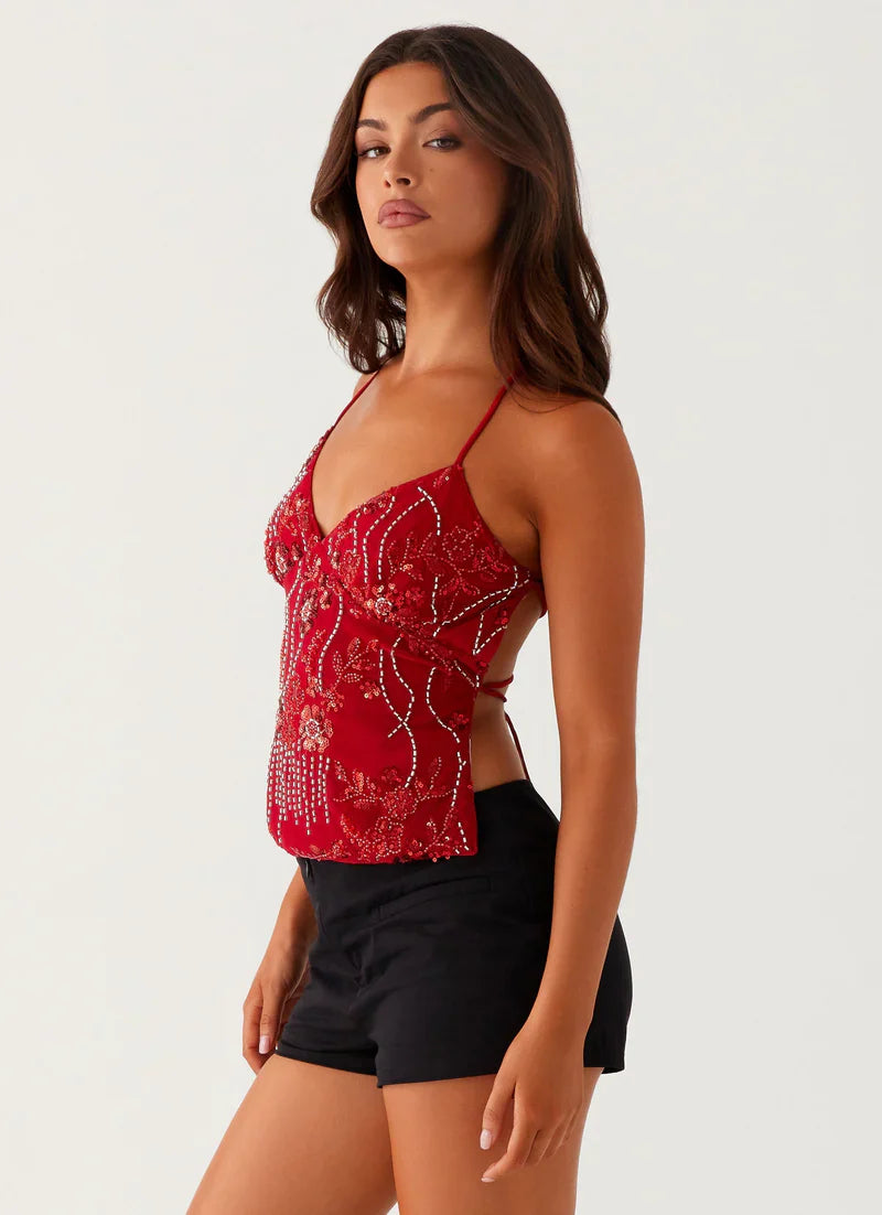 Chloe Sequin Top