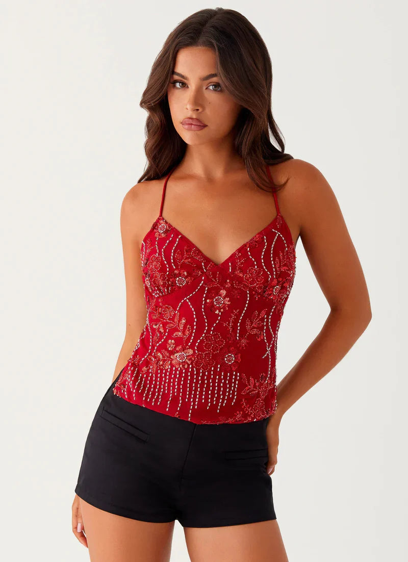 Chloe Sequin Top
