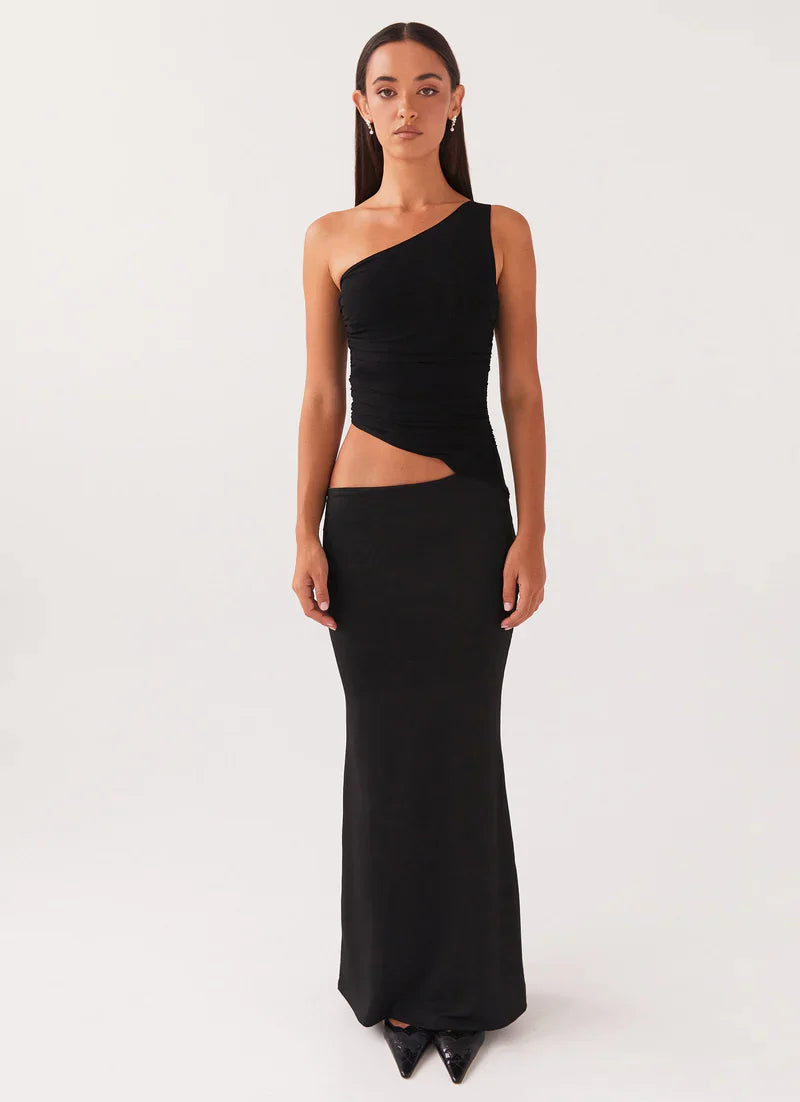 Mia Asymmetrical Long Dress